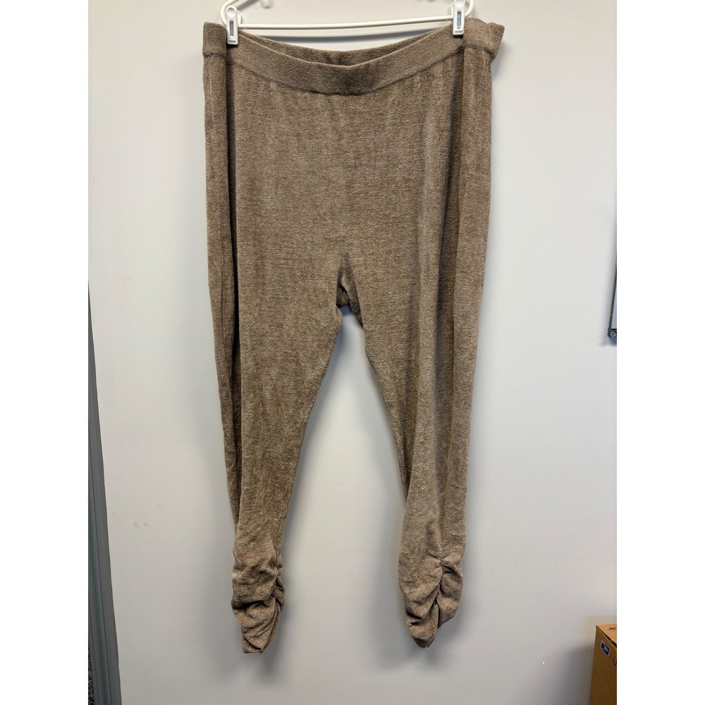 Barefoot Dreams CozyChic Ultra Lite Scrunch Legging Nickle 3X NWT BDWCU20949